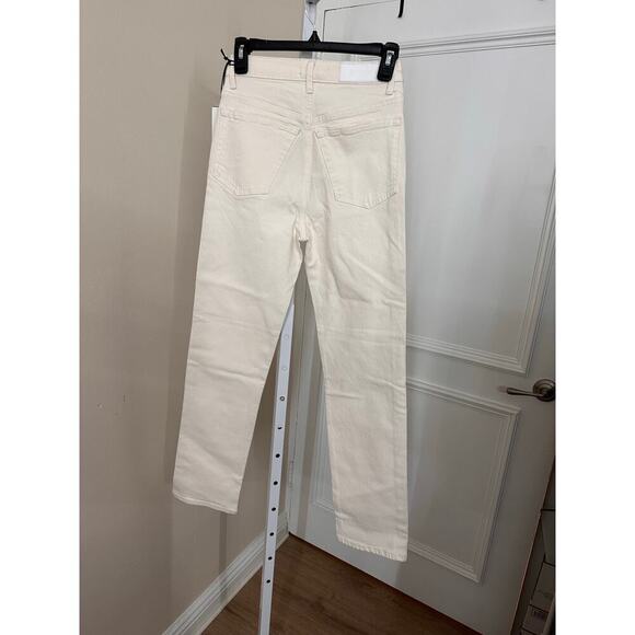 NWT Re/Done 70s Ultra High Rise Stove Pipe Straight Leg Jeans size 24 - Picture 5 of 8